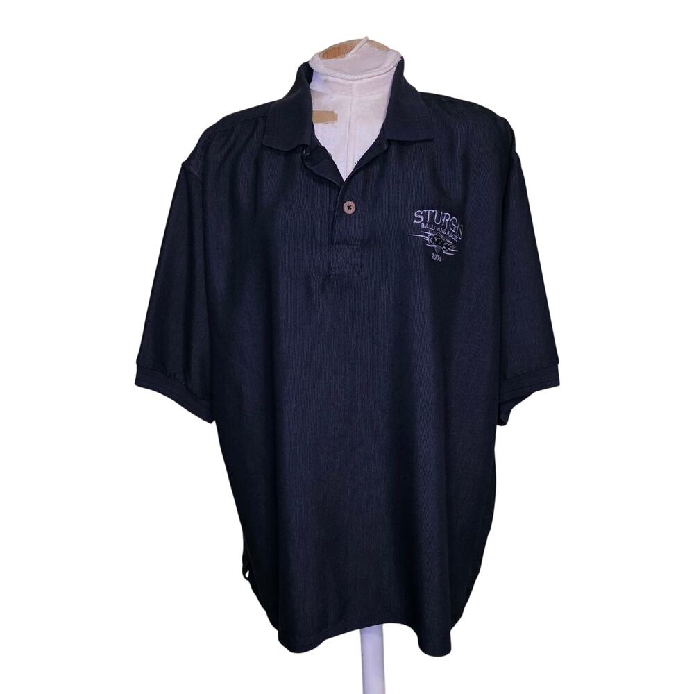 Vintage‎ 2004 Sturgis Button Up Motorcycle Rally Riding Shirt XL